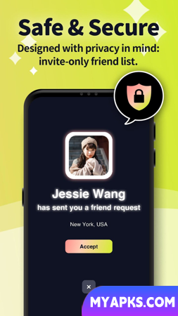 BFF: social map with friends