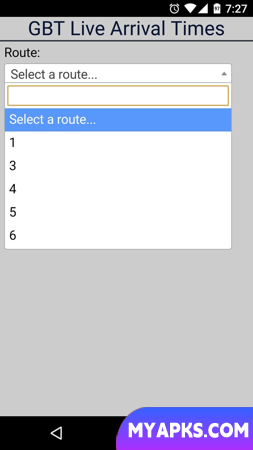 Bridgeport GBT Bus Tracker