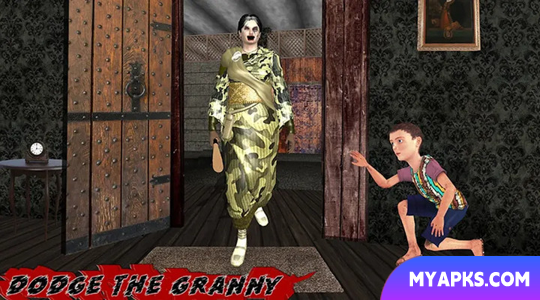 Jogo de fuga da casa de terror da vovó do exército