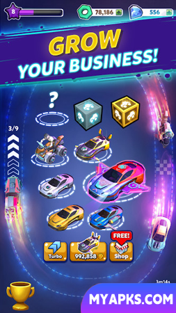 Merge Cyber Car: Highway Racer