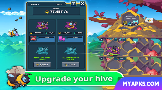 Idle Bee Manager - Honey Hive