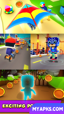 Kiddy Run 3D: Subway Crazy Dash