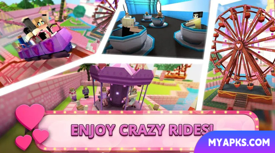 Girls Theme Park World: um parque com toboáguas