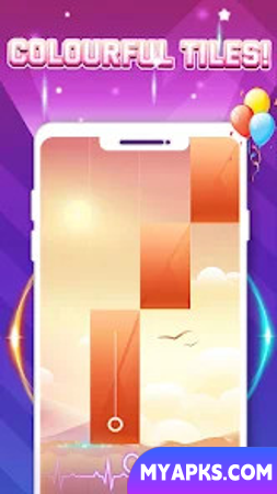 Desafio clássico de ritmo de música leve para jogo de piano