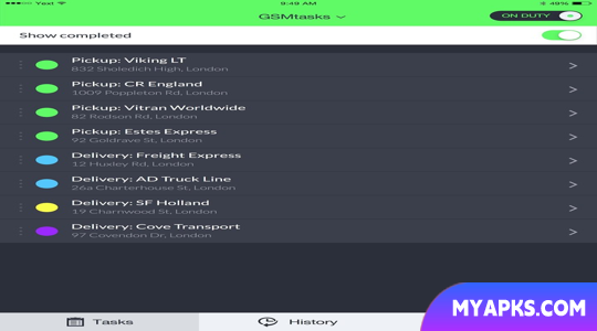 GSMtasks