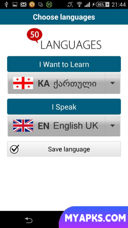 Learn Georgian - 50 languages