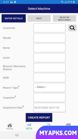Komatsu Machine Touch App