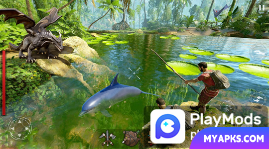 Jogo de sobrevivência na ilha offline
