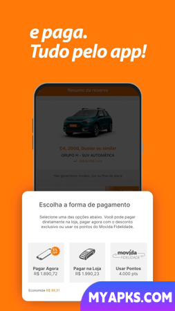 Movida: Aluguel de Carros