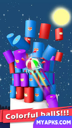 Color Ball 3D - Shoot & Hit Down