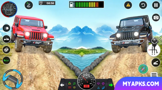 Mountain Climb Race: Jeep Game
