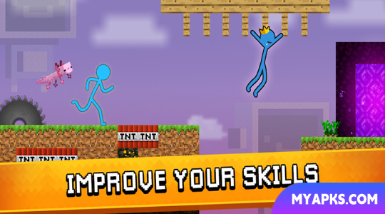 Stickman Parkour: Jump and run