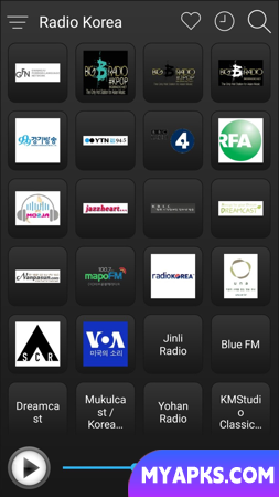 South Korea Radio FM AM Music