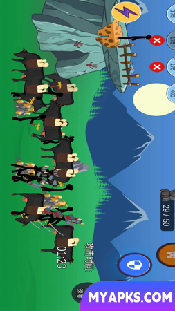Simulação de campo de batalha Stickman (versão crackeada)