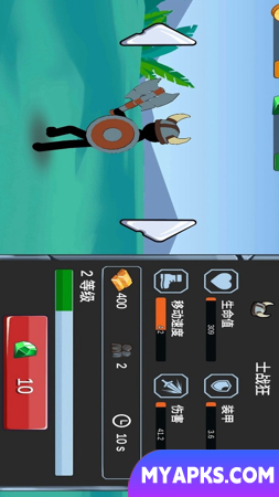 Simulação de campo de batalha Stickman (versão crackeada)