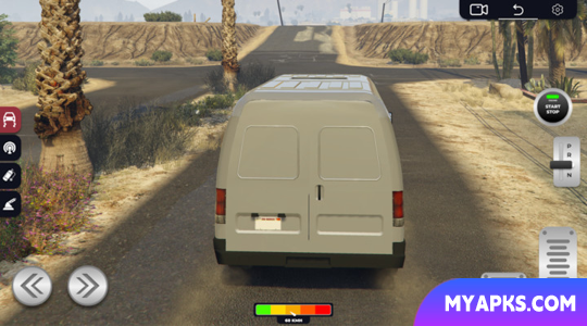 Minibus Gazelle Truck Driving