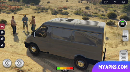 Minibus Gazelle Truck Driving