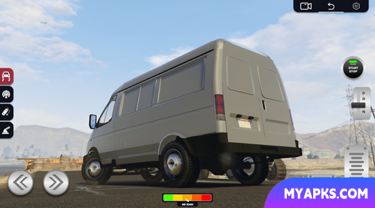 Minibus Gazelle Truck Driving