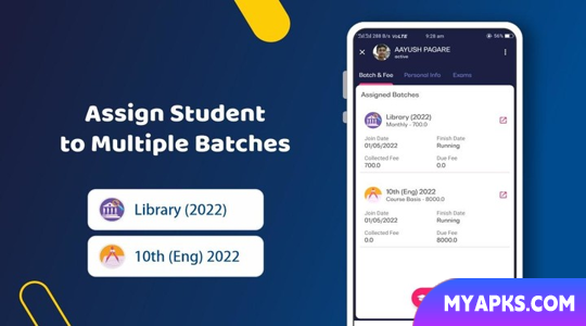 School Coaching Management App