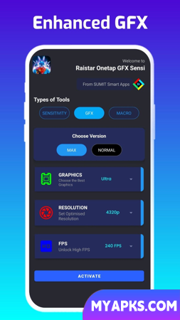 Raistar Macro Onetap GFX Sensi