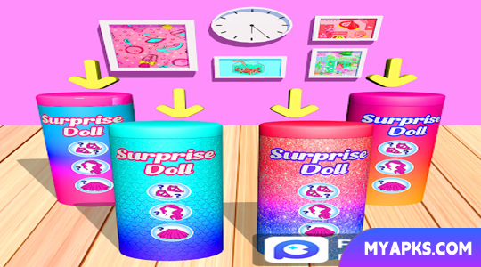 Color Reveal Suprise Doll Game