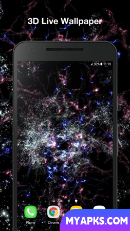 Papel de parede animado do universo