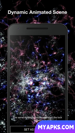 Papel de parede animado do universo