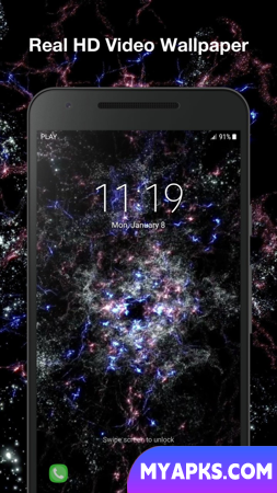 Papel de parede animado do universo
