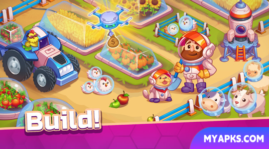 Colônia Idle de Marte: Clicker Farmer Tycoon