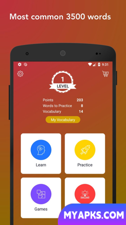 Guia de aprendizagem de vocabulário de frases em espanhol