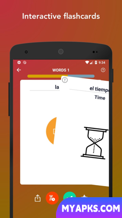 Guia de aprendizagem de vocabulário de frases em espanhol