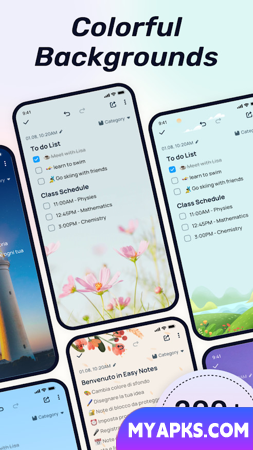 Easy Notes - memorandos, notas, notas adesivas, blocos de notas, notas