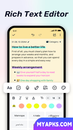 Easy Notes - memorandos, notas, notas adesivas, blocos de notas, notas