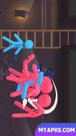 Luta quente de Stickman