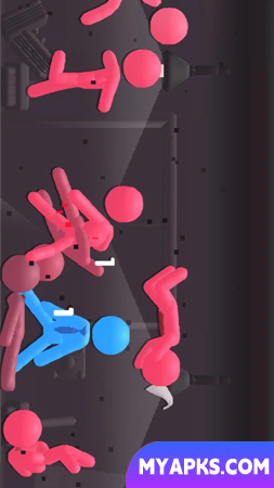 Luta quente de Stickman