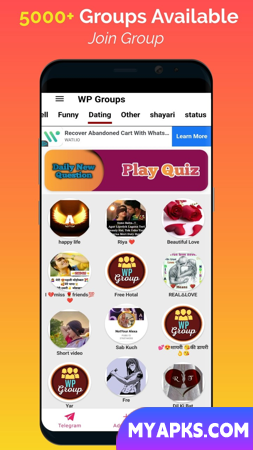 WP group links for WhatsApp
