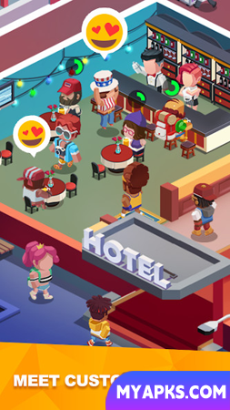 Sim Hotel Tycoon - Idle Game