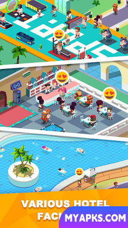 Sim Hotel Tycoon - Idle Game