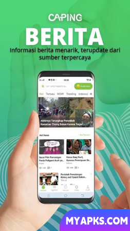 Caping - Jadikan Membaca Berit