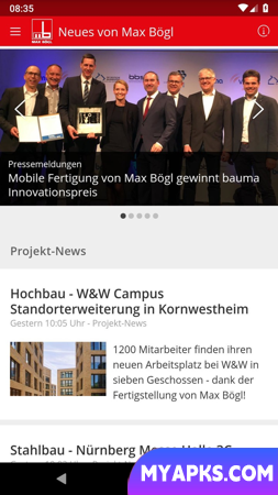maxapp - von Max Bögl