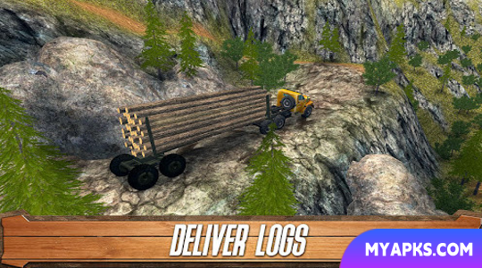 Sawmill Driver: Logging Truck & Forest Harvester