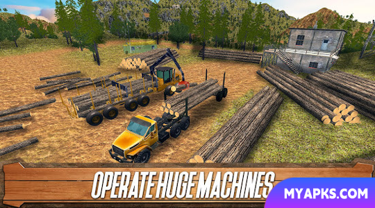 Sawmill Driver: Logging Truck & Forest Harvester