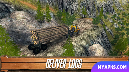 Sawmill Driver: Logging Truck & Forest Harvester