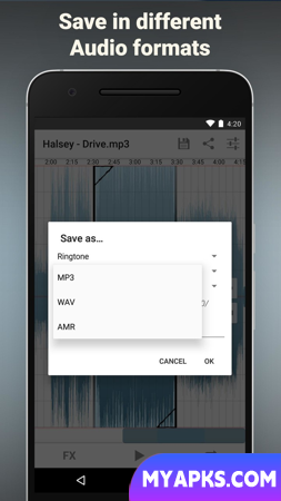 RSFX: Make ringtone from songs