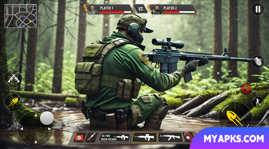 Gun Shooting Offline Fps Games