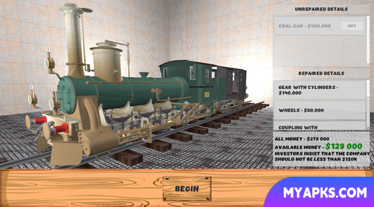 My Railroad: train and city