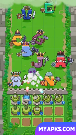 Alphabet Defense Towers Battle