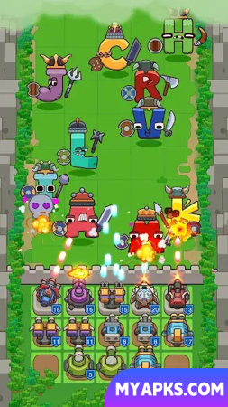 Alphabet Defense Towers Battle