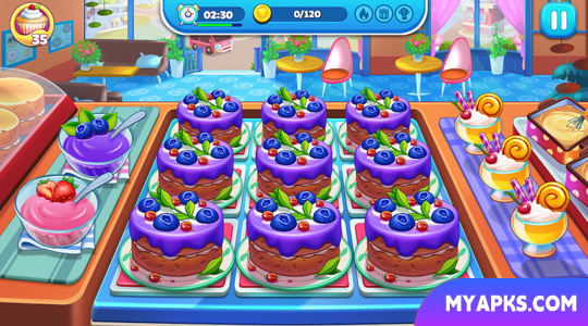 Food Diary: Girls Cooking game