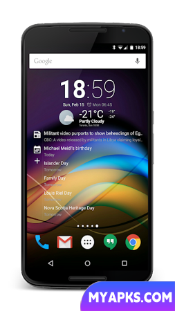 Chronus Information Widgets 